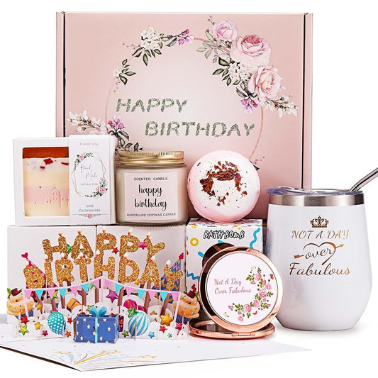 Luxurious Spa Gift Set for Women - Thoughtful Birthday and Relaxation Gifts for Her, Mom, Sister, Friends, and Loved Ones